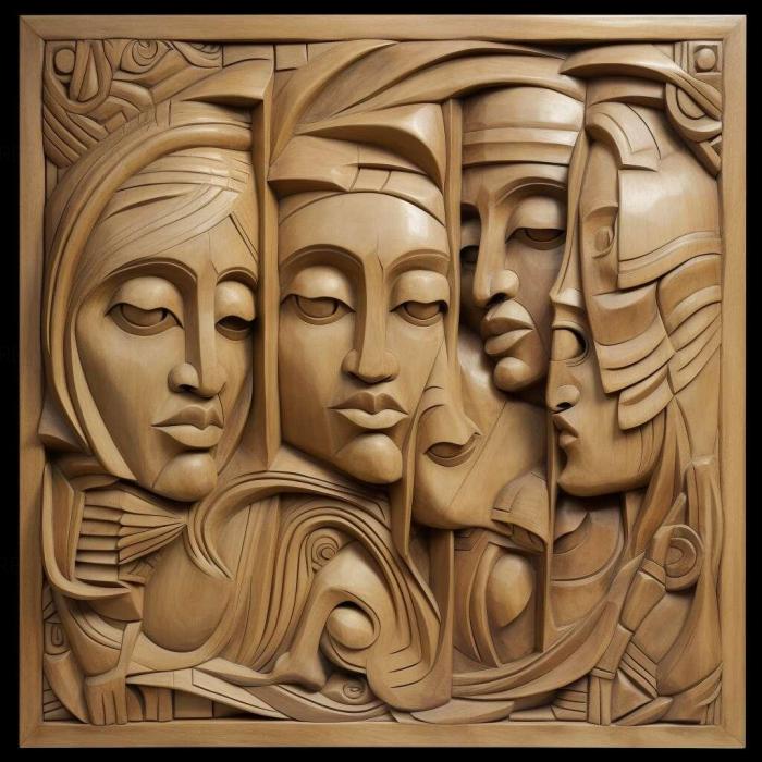 نموذج ثلاثي الأبعاد لآلة CNC 3D Art 